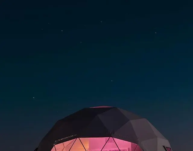 Luminous Cozy Dome With A Barbie Collection Above Bed In Willcox, Arizona